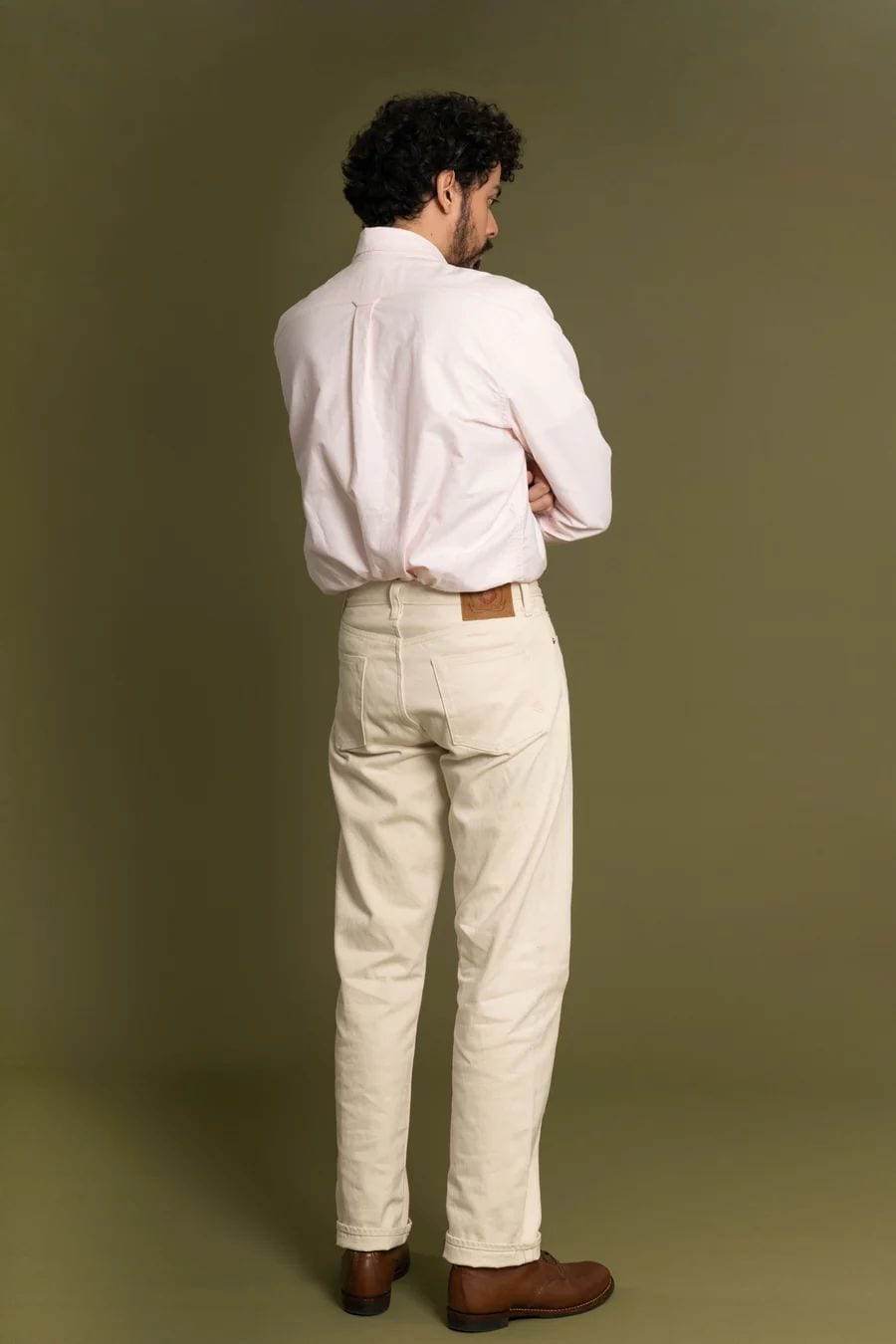 LD 1966 in Deadstock 14 oz. Denim in Natural Twill